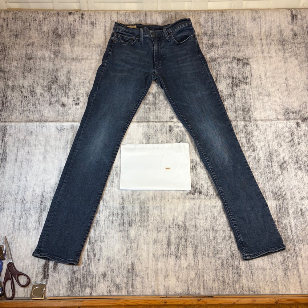 Levis Premium 511 Slim Fit Jeans Mens 29x32 Dark Wash Blue Denim Pants